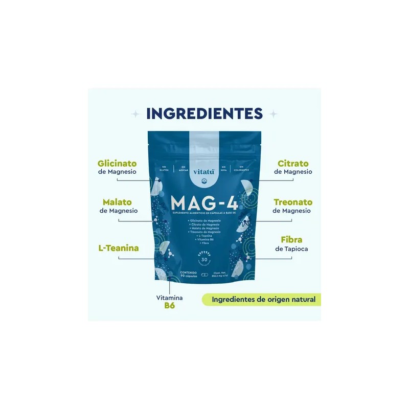 Vitatú Mag Fuentes Magnesios Sabor