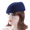 Lawliet Womens 100% Wool Hostess Pillbox Hat Millinery Fascinator Base