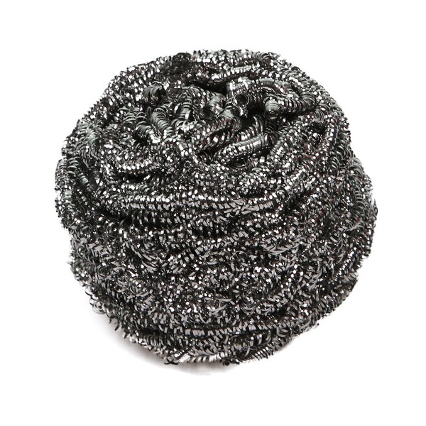 50 Stück Hygoclean Topfreiniger Edelstahl, silber, B: 8cm, H: 8cm