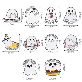 HDGSAFD 10 Cute Cartoon Brooches, Creative Decorative Brooches, Interesting Brooches That Can Be Used To Decorate Clothes, Hats And Bags