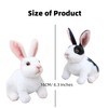 Dapue Easter Bunny Rabbit Plush 9.85''/25cm Realistic Bunny Rabbit Stuffed