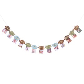 First Year Down Month Photo Banner - Baby Boy 1st Football Birthday Decors, 1st Year Down Birthday Decorations, Sports Themed Birthday Party Garlands