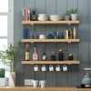 Heavy Duty Shelf Brackets 6 inch (1/5") Thick, 6 Pack