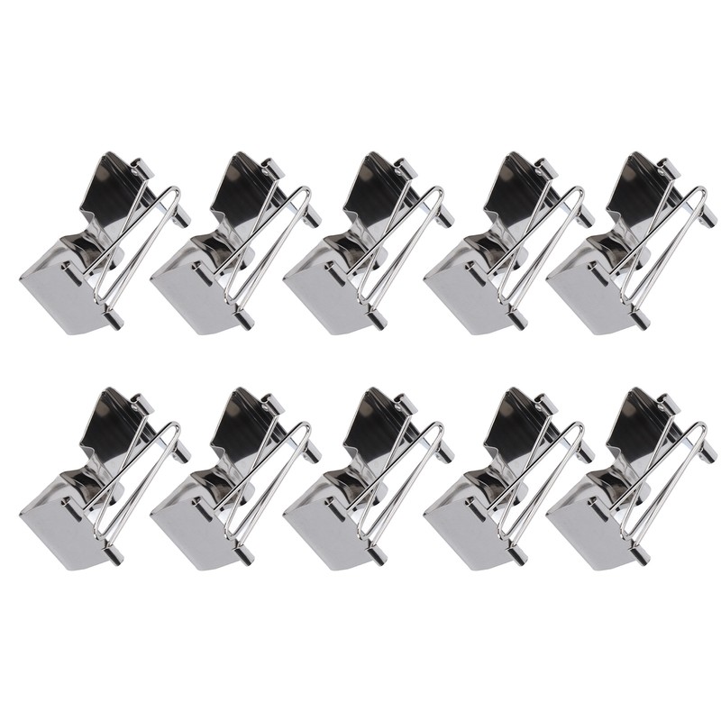 10pcs Metal Clip Stainless Steel Separation Clips Portable Stable Art