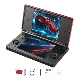 GiipGoop Anbernic RG DS Handheld Game Consoles RG DS Retro Gaming Console Dual-screen Video Game Console 3+32GB Android 14 Portable Pocket Arcade 4000mAh Battery WiFi Bluetooth HD Output Black