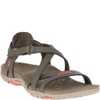 Merrell Women's Sandspur Rose Leather Sandal, Olive, 10 M