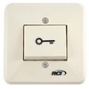 RUTHERFORD CONTROLS 909S-MO ENGRV.Key Symbol, MOMENTARY Rocker Switch;Beige, Surface Mount
