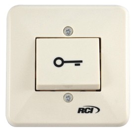 RUTHERFORD CONTROLS 909S-MO ENGRV.Key Symbol, MOMENTARY Rocker Switch;Beige, Surface Mount