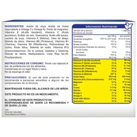 Dibenel Max Multivitaminico, Quercitina, Omega C/30 Cáps Cmd