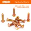 NIULUNBAO M8-1.25 x 30mm Heavy Duty Hexagon Bolts Hex Head