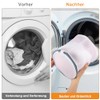 Dntorx 3-Pack Bra Laundry Bags with Hidden Zip - 18