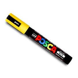 POSCA Uni PC-5M Paint Pen Art Marker-Stift, professionelles Set mit 12 Stiften, extra schwarz und weiß