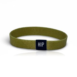 Hip Heads Thick Hair Ties for Men | Durable Hair Bands | Non-Slip Elastic Wristbands | Stylish & Versatile Men’s Bracelet | Cloth Wristbands for Sports, Fitness & Everyday Wear (Moss)