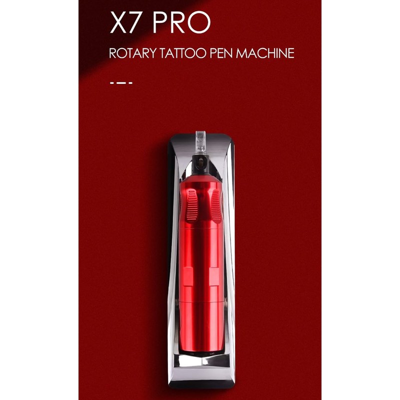 X7 Battery Power Rotary Tattoo Machine (Red)
