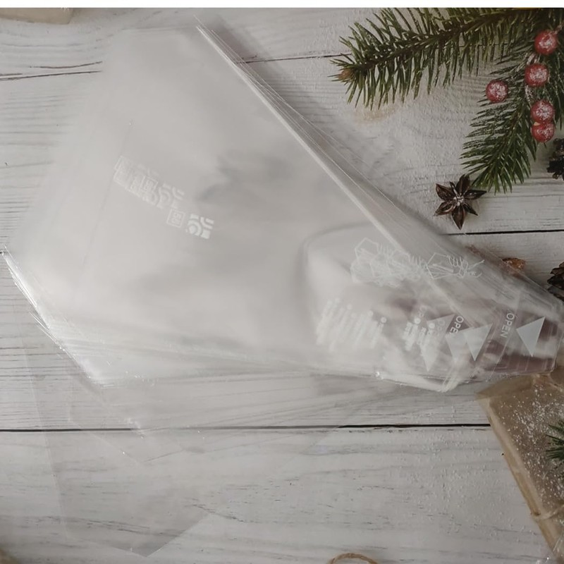 Plastic Sandwich Bags Packaging Container, Clear Triangle Bakery Wrappers for
