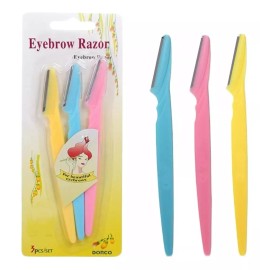 Eyebrow Razor Perfilador De Ceja 10 Blister Con 3 Pzs C/u