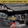 HQRNYP 3 Way T-Shape Brake Tee Union, Automotive Replacement Brake