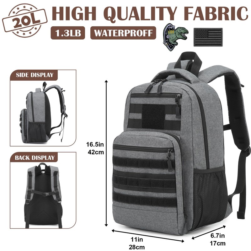 Kids Tactical Backpack Army Molle Bookbag Military Boys Backpack for