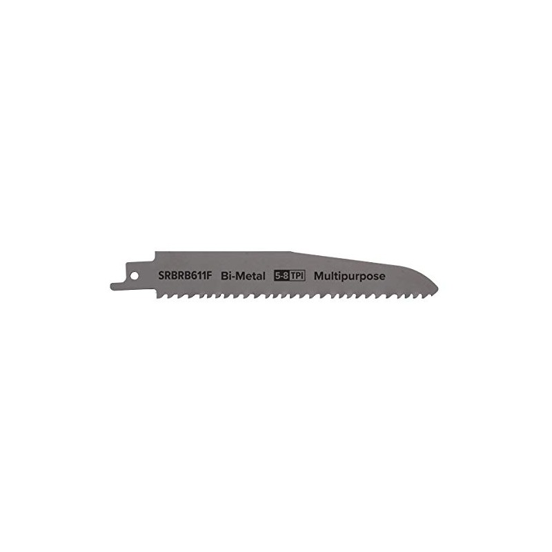 Sealey SRBRB611F 150mm 5-8tpi Reciprocating Saw Blade Multipurpose - Pack