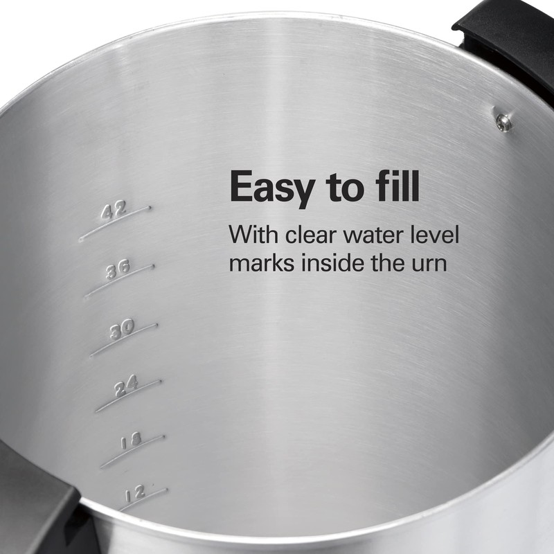 Hamilton Beach 45 Cup Coffee Urn and Hot Beverage Dispenser,