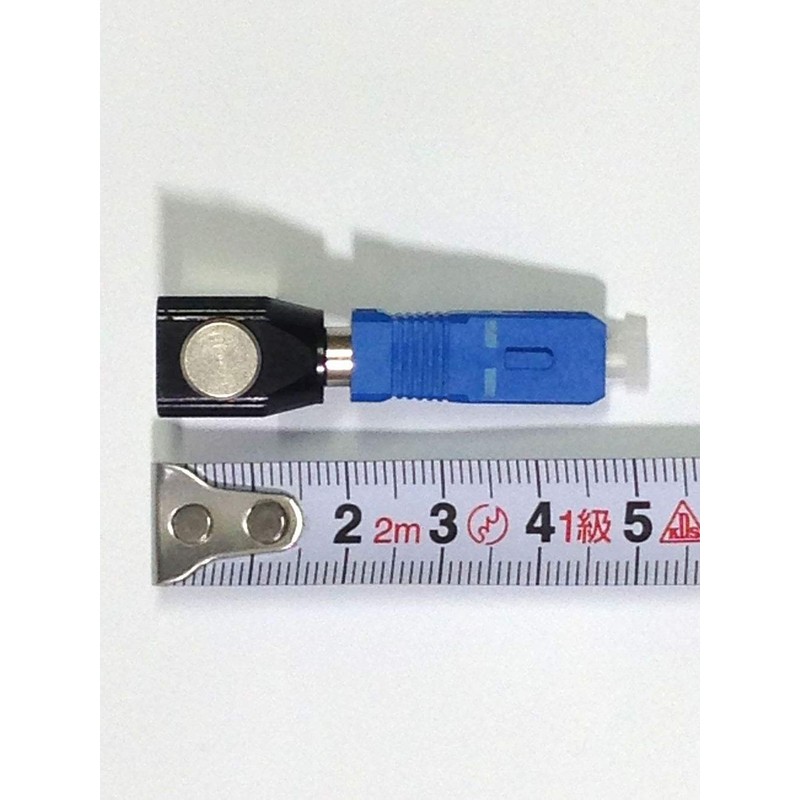 Bare Fiber Adapter SC Fiber Optic Checker for Light Transmittance