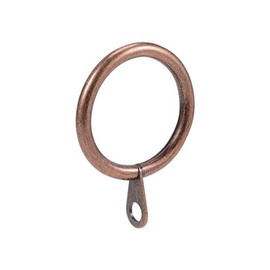 sourcingmap Curtain Rings Metal 28mm Inner Dia Drapery Ring for Curtain Rods Copper 28 Pcs