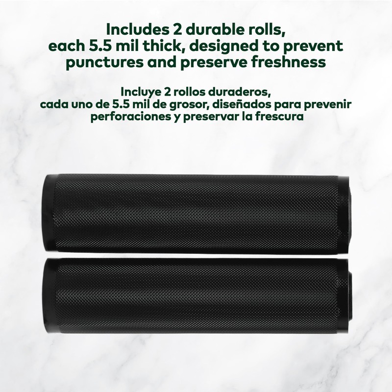 Stash Proof Vacuum Seal Rolls 11" x 25' 2 Pack
