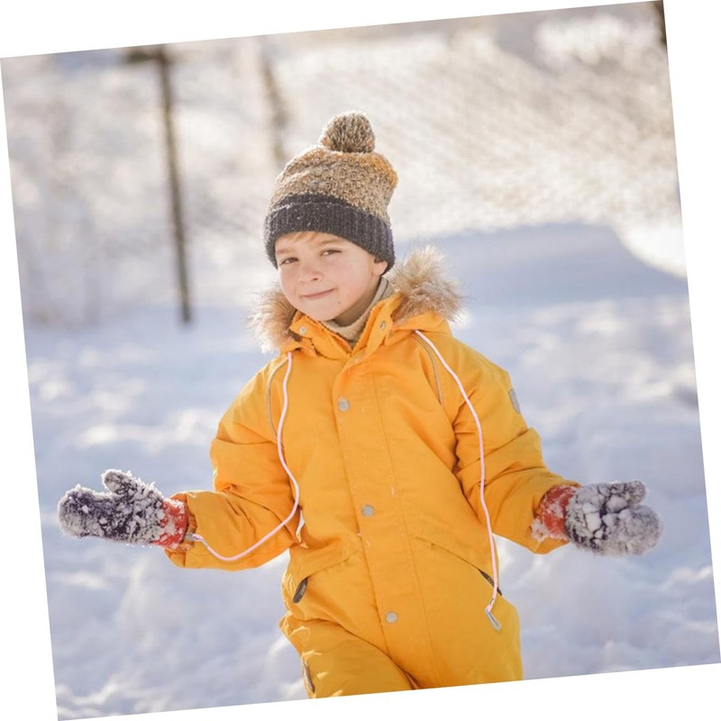 WOONEKY Ski Glove Lanyard Mitten Clips Straps Winter Boys and