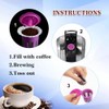 Irmidi Disposable Paper Coffee Filters 200 Count, Compatible with Brewers