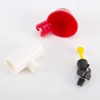 ANCLLO Pack of 6 Automatic Poultry Drinking Cups for Chickens,