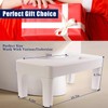 6.7 Inch Toilet Stool for Bathroom,Non-Slip Potty Stool for Pooping,Toilet