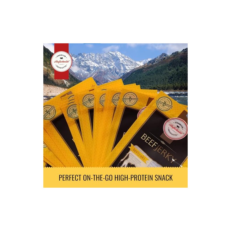Aufschnitt Grass Fed Beef Jerky - Low Sodium, Certified Kosher