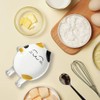 Ceramic Cat Spoon Rest for Kitchen Counter, Multi-Functional Chopsticks Spoon
