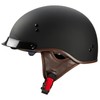 Rapido Half Helmet Motorcycle Open Face Sun Visor Quick Release