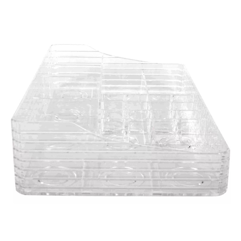 Queen Sense Organizador De Acrílico Para Cosméticos Con 18 Espacios