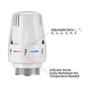 Thermostatic Radiator Valve,Temperature Control Valves Thermostatic Valve Head Replacement TRV