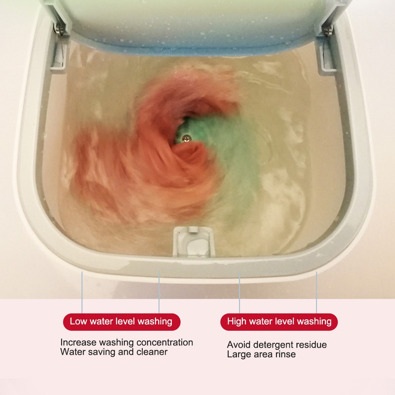 Ultrasonic Turbine Washing Machine Mini Turbo Portable Washing Machine for