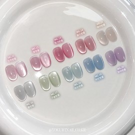 Yogurt gel water droplets, 10 individual items, fine magnetic gel / 요거트젤 물방울 10종 단품 고운자석젤