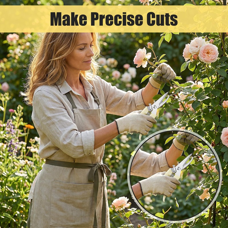12 Pcs Garden Shears Pruning Garden Clippers Bulk Bypass Pruner