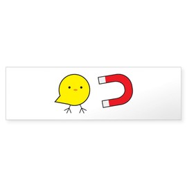 CafePress Chick Magnet Sticker (Bumper 50 pk)