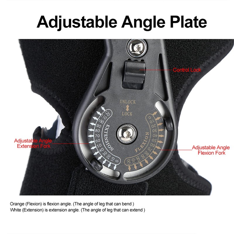 NSXAYIWE Knee Brace, Adjustable Knee Support Brace, Comfortable and Breathable