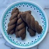 Dairy-free Carob Hand Made Traditional Greek Olive Oil Cookies