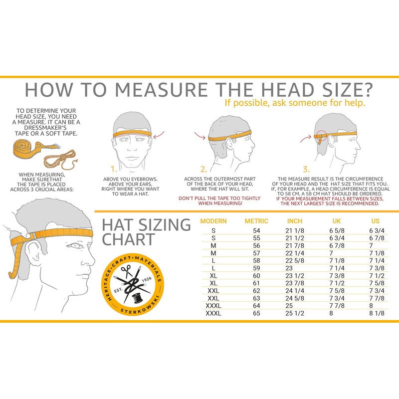 Sterkowski Rusty Hat | 100% Natural Linen Flat Cap for