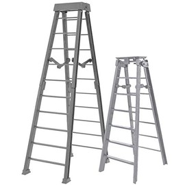 One 10 Inch Breakable & One 7 Inch Silver Ladder for Wrestling Action Figures