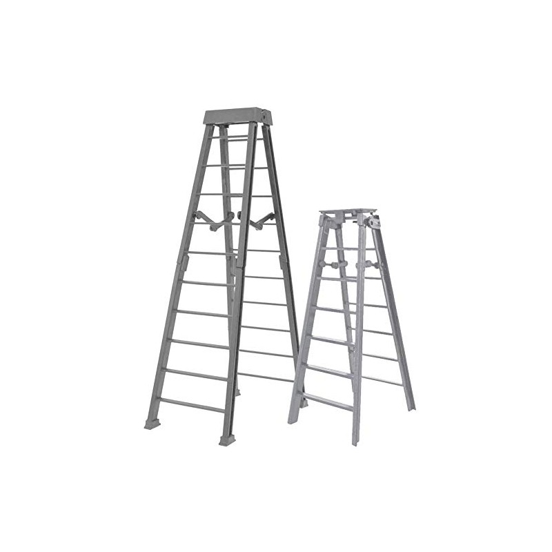 One 10 Inch Breakable & One 7 Inch Silver Ladder