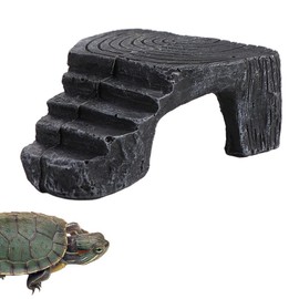 zaoalife Turtle Basking Platform Triangle Climbing Platform, Reptile Habitat Rock Decor Tortoise Hideout Aquarium Habitat Decor Rock, for Frogs Lizards Geckos