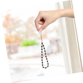 WOONEKY Decorative Phone Chain Multi-function Beaded Phone Lanyard Portable Anti-skid Phone String Stylish Charm for Keys and Phones Design
