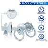 XFORT® Zinc Ring Gate Latch, Garden Gate & Garden Door