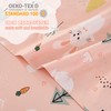 Yibeizi Pink Bunny Twin Sheets Set for Girls, Kids Cute
