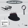 WETEPUXI 5 Pcs Detective Costume Set Secret Agent Cosplay Outfit